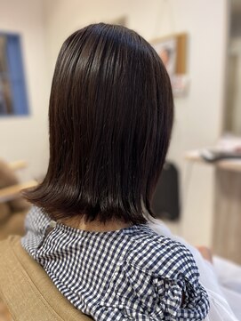 アンジュ ラヴィ(Ange Lavie) 酸性ストレートでツヤ感プラスで外はねアレンジ♪KG019