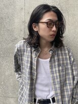 ノラ ギンザ(NORA GINZA)&nbsp;センターパートスパイラルパーマ波巻きニュアンスパーマ黒髪