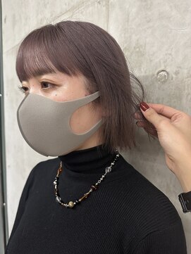 ソルトウォーター(SALT WATER) ラベンダーグレージュ　ブリーチあり