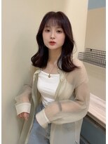 ジーナ 浦安(Zina)&nbsp;髪質改善＊前髪あり韓国風ベージュピンク＊美髪【Zina  浦安】