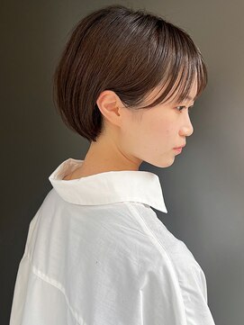 モリオ(morio) 【morio】大人可愛い黒髪前下がりショートボブ♪