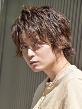 アトム(Atom.) ショートウルフ/波巻きスパイラルパーマスタイル