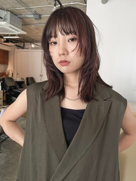 サロン シー(salon sea) salon seaとわ　動きのあるウルフスタイル