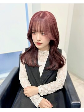 イヴ 原宿(I've) ブリーチなしチェリーレッド