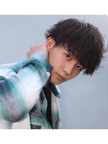 リベルテ グリット(Liberte Grit)&nbsp;20代韓国マッシュメンズパーマモテ髪ツイスパツーブロック