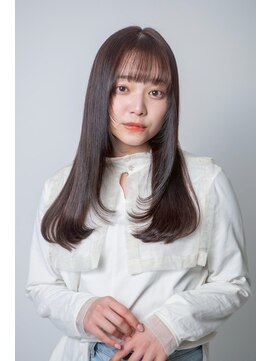 ルフュージュ バイ プロデュース 相模大野店(Refuge by Produce) レイヤーカット/ショコラブラウン/ストレートロング