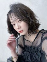 ジェニーバイメノン(JENNIE by Menon) くびれヘア　シースルーバング　外ハネ