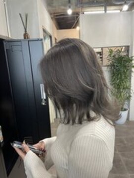 アレンヘアー 八尾店(ALLEN hair) フェイスレイヤー/グレージュ/ダブルカラー