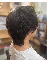 チアロルーチェ(Chiaro Luce)&nbsp;メンズメンズカットパーマセンターパート大人ショートビジネス