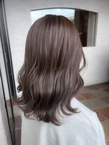 セットアップ 岡山北長瀬店(SET-UP)&nbsp;ラベンダーグレージュ ハイライト 透明感カラー