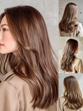 miyamoto×ブリーチなしダブルカラーで作るヘーゼルベージュ特集