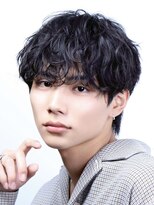 ルーシー 川越(LUCEY)&nbsp;ツイストスパイラルパーマ波巻きパーマシャドウパーマメンズ