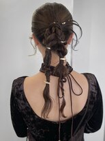 ユーフォリア 新宿通り(Euphoria)&nbsp;カチモリ/ツイン編み下ろし/ヘアセット/お呼ばれヘア/アレンジ