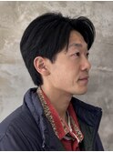 逗子葉山アップバングセンターパートカルマヘアメンズカットm68