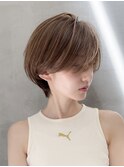 丸みショート/カーテンバング/顔周りカット/ダークブルー☆382