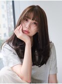 レイヤーカット／ナチュラル／モテ髪/銀座/ロングレイヤー