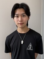 トリッカ シブヤ(TRICCA SHIBUYA)&nbsp;メンズカットパーマフェザーニュアンス毛流れセンターパート渋谷