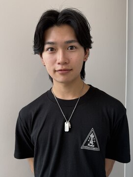 トリッカ シブヤ(TRICCA SHIBUYA) メンズカットパーマフェザーニュアンス毛流れセンターパート渋谷