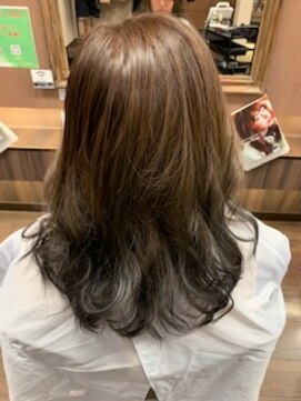 グラヅィア(Grazia) グラデーションカラー(ダークグレー)