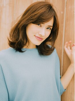 ロッソ ヘアアンドスパ 六町店(Rosso Hair&SPA)の写真/初めての白髪染めも暗くなりすぎず明るく綺麗に染まって安心♪カラーを楽しんで悩みも解消【Rosso/六町店】