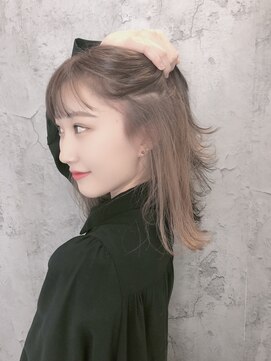 ルーツアイリー 心斎橋(ROOTS IRIE) 20代30代◎インナーカラー☆ヘルシーベージュ