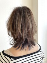 ネオリーブエム(Neolive em;)&nbsp;ツートンカラーくすみブルー☆ミニウルフ☆