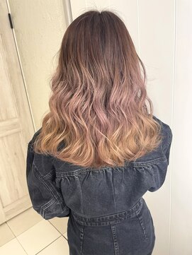 ヘアスピリッツアンクス(Hair Spirit anx) アッシュピンクのグラデーション