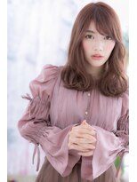 ミック ヘアアンドメイク アップ 駒込店(miq Hair&Make up) メンズウケ!斜めバング外国人風カシスブラウンc1