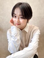 メゾンドイギー(MAISON de IGGY)&nbsp;2wayバングのモードショート＊イメチェン/ダークアッシュ