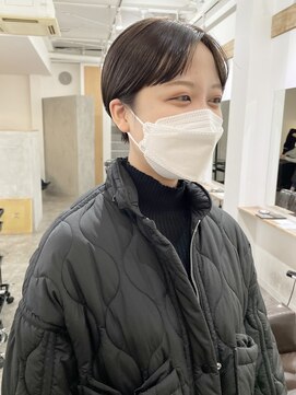 ソイ コンク 下北沢(soi conc) 耳掛けマッシュショート / センターパート / ショートヘア　◎