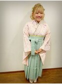 ーKITSUKEーby actif 2022年卒業袴の着付けヘアセット名駅3分