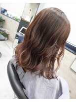 ヘアテリア リュウ 大塚(hair teria ryu) ピンクバイオレットブラウンカラー