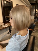 ソル ヘアー デザイン(SOL HAIR DESIGN)&nbsp;ハイトーン×ボブ