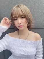 リアイス(Re:ICE)&nbsp;ミルクティーベージュ丸みミニウルフ