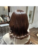 ロア(Loah)&nbsp;外ハネペールピンク/ベージュピンク