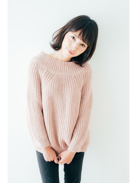 コボ(covo) 外ハネボブ×ナチュラルカラー×スタイリッシュ