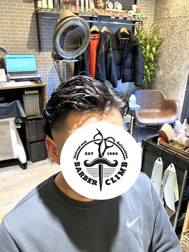 クライム(CLIMB) 1.5カールパーマ×ローフェードツーブロック