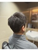 おじさんナチュラル刈り上げ　ビジネスマン
