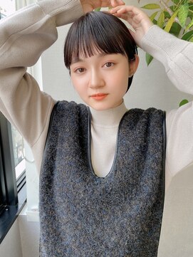 サンド クリア 横浜本店(sand clear) オン眉ボブ/横浜ボブ/ミニボブ