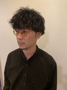 銀座マツナガ 浅草店 人気No.1ツーブロマッシュツイストスパイラルパーマ