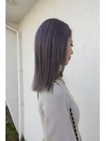 シェミール(CHEMIR)&nbsp;ホワイトパープル×ケアブリーチカラー【四日市】