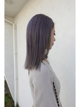 シェミール(CHEMIR) ホワイトパープル×ケアブリーチカラー【四日市】