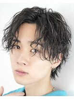 オーシャントーキョー ウエスト 心斎橋(OCEAN TOKYO WEST) ツイストスパイラルパーマ波巻きパーマツーブロックウルフ