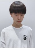 【松戸 岩口】学生黒髪刈り上げマッシュショート