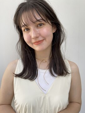 ベル 銀座5丁目店(Belle) ナチュラルシースルーバングのミディアム【銀座】