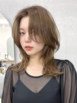 ロシェ 横浜店(loche) メルティカラー韓国フェミニンロング似合わせレイヤーカット横浜