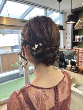 ロータスヘアーデザイン(Lotus Hair Design) 【lotus 下枝】結婚式ヘアセット/お呼ばれヘア/アップヘア