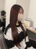 ロジッタ(ROJITHA)&nbsp;【ROJITHA表参道原宿】　レイヤーカット　レッドカラー