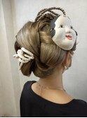 お祭りヘアセット