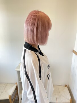 ジジ フィーカ 佐野(Gigi fika) ピンクボブ